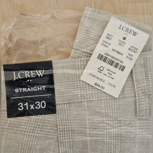 Linen pants 31x30 j crew nwt